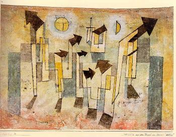 Paul Klee : Wall Painting from the Temple of Longing